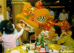 Children look forward to and enjoy the lion dances