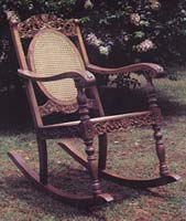 Wooden Carved rocking chair