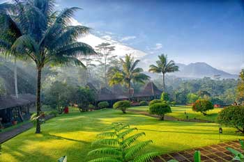 View from MesaStila in Central Java